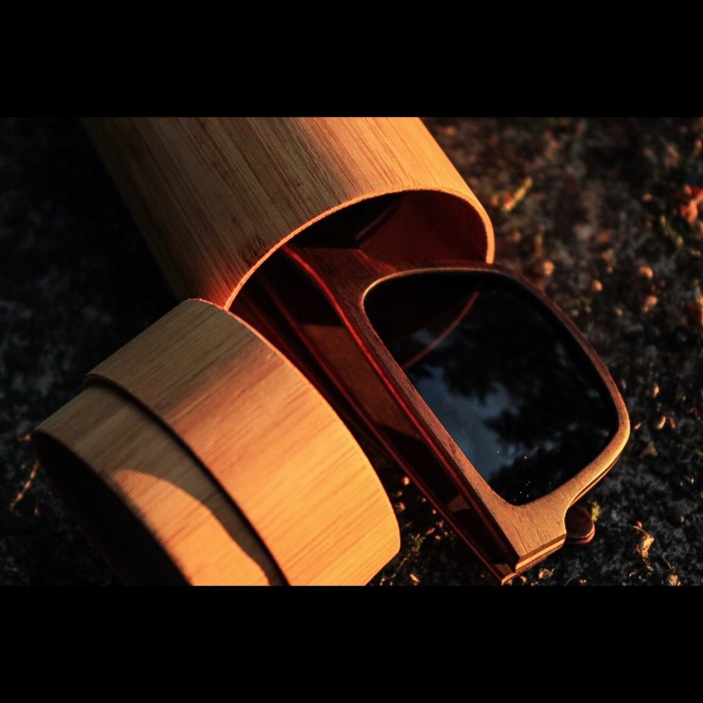 Handmade Ebony Wood Sunglasses-Polarized